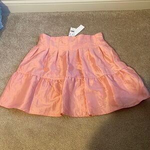 Topshop pink satin skirt, US size 6, NWT